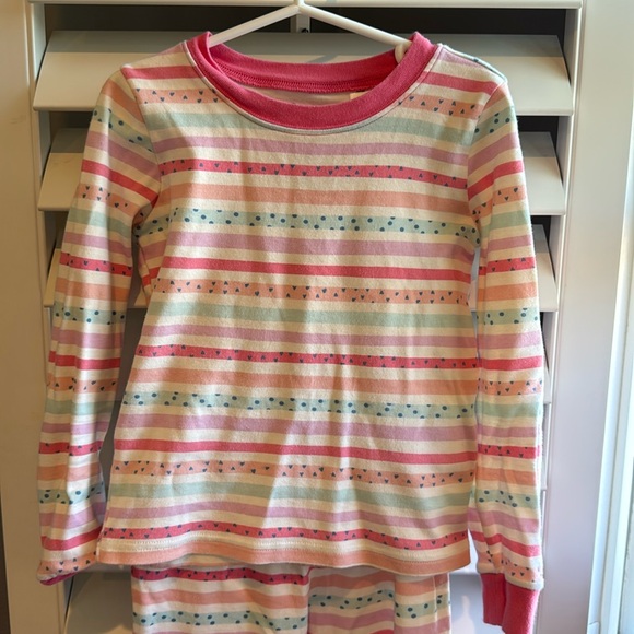 Tucker + Tate pink striped pjs 6 - Picture 1 of 4